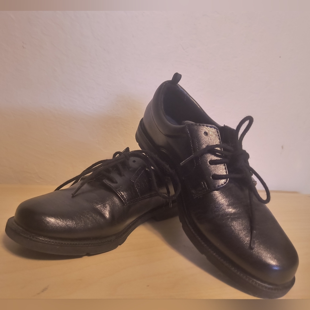 Kids Black Dress Shoes Size 4 Wonder Nation